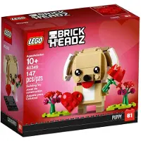 LEGO Brickheadz 40349 Valentinstag-Welpe