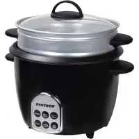 Syntrox Germany 8in1 Multikocher Schnellkochtopf 700W 1,8L schwarz