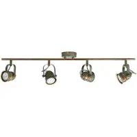 LINDBY Deckenlampe Leonor , dimmbar, bronze / altmessing, für Wohn- / Esszimmer, Metall, Antik, Deckenlampe