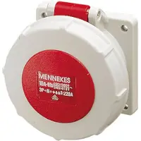 MENNEKES CEE 16A 5-Polig IP67 Panelmontage Steckdose 400V - 228A