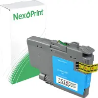 NexoPrint Druckerpatrone kompatibel zu Brother LC-424C cyan Mini 19 Biz-SL DCP-J 1200 WE ecopro DCP-J 1200 W DCP-J 1200 DW