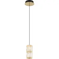 Globo Lighting Hängeleuchte Metall goldfarben antik, LED