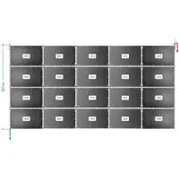 Oku Obermaier OKU Solarabsorber Pool-Solarheizung SET 40 - 20 Absorber
