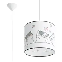 Sollux Hängeleuchte CAT 30 1xE27 15W PVC 95x30x30cm