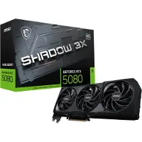 MSI GEFORCE RTX 5080 16G SHADOW 3X OC Grafikkarte NVIDIA 16 GB GDDR7