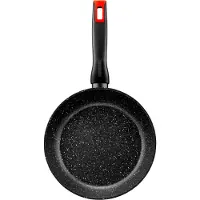 Pinti Monix Monix Titan ROCK Bratpfanne, 28 cm max. Durchmesser, Aluminium, Induktionsherd-geeignet, Antihaftbeschichtung