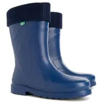 Demar federleichte EVA Gummistiefel gefüttert Regenstiefel Thermostiefel LUNA Farbe: Blau, Größe: 39/40