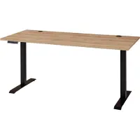 Innostyle Höhenverstellbarer Schreibtisch SONOS Old Artisan Eiche - 160 x 77 cm