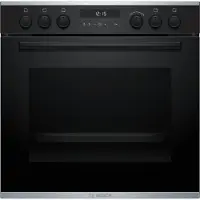 Bosch Serie 6, Einbau-Herd, 60 x 60 cm, Schwarz HEG278BB3