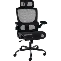 CLP Bürostuhl Kaylee ergonomisch Lordosenstütze Armlehnen höhenverstellbar schwarz