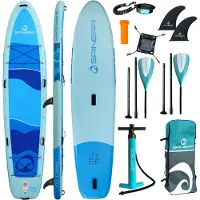 Spinera SUP Board Family 13'0 (397cm) aufblasbar XXL Allround Set mit 2 Paddel – 250kg Traglast