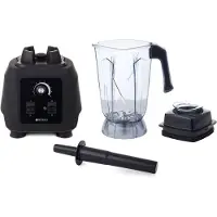 Hendi Hochleistungsmixer, Leistungsstarker Standmixer für Obst, Gemüse und Eis, Maße: (B x T x H) 250 x 270 x 550 mm