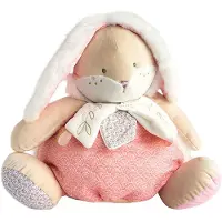 Doudou et Compagnie Plüschtier Sugar Rabbit Rosa Hase 38 x 59 cm