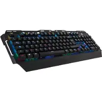 Conceptronic KRONIC, Kabelgebunden, USB, Mechanischer Switch, QWERTY, RGB-LED, Schwarz