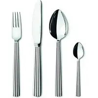 Georg Jensen Besteckset Bernadotte Edelstahl Glänzend (4-teilig)