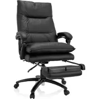 MyBuero Home Office Chefsessel RELAX CL 200 Kunstleder Höhenverstellbarer Computerstuhl, Bürostuhl mit Armlehnen