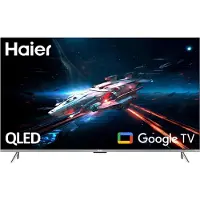 Haier H75Q800UX, 190,5 cm (75"), 3840 x 2160 Pixel, QLED, Smart-TV, WLAN, Schwarz