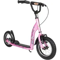 Bikestar Tretroller Kinderroller ab 6 - 7 Jahre | 12 Zoll Sport Edition | Pink