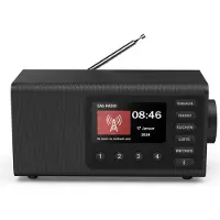 Hama DR1001BT, Persönlich, Digital, DAB, DAB+, FM, 5 W, TFT, 10,9 cm (4.3")