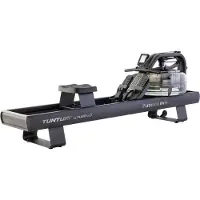 Tunturi Platinum RW30 Rudertrainer - Rudergerät mit 4 Widerstandsstufen - Herzfrequenzmesser - Wasserwiderstand - Rudergerät für Zuhause