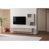 AEA Ein schlichter TV-Schrank, der sich perfekt in ein modernes Interieur einfügt.