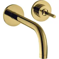 Hansgrohe Einhebel-Waschtischmischer AXOR UNO² DN 15 UP m Al 225mm u Ros. f Wd-mon pol. polished gold optic