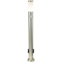 Globo Lighting Außenleuchte Edelstahl, 1x E27 LED