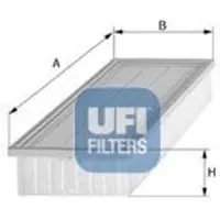 Ufi Luftfilter 30.346.00 für MINI Schrägheck (R56) Filtereinsatz