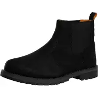 Timberland Redwood Falls Chelsea-Lederstiefel mit mittlerer Sohle, Schwarz 42 EU
