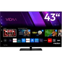 Medion 107 cm (43 Zoll) Fernseher (Smart-TV, Dolby Vision HDR, VIDAA Store, Prime Video, Disney+, DAZN, Paramount+, HbbTV, PVR, Bluetooth, MD 843300)
