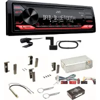 JVC KD-X272DBT Digitalradio Bluetooth USB MP3 FLAC DAB+ Einbauset für Audi A3 8L