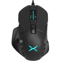 Delux Wired Gaming Mouse with replaceable sides M629BU RGB 16000DPI