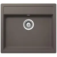 Schock Einbauspüle Flächenbündig Mono N-100 FB Silverstone inkl. Resteschale