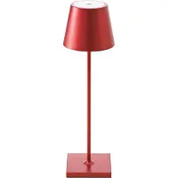 Sigor Akku-Tischleuchte Nuindie 380 mm Kirschrot