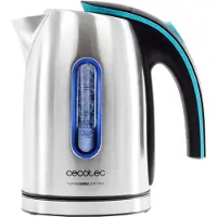 Cecotec ThermoSense 220 Steel, 1,2 l, 1630 W, Edelstahl, Edelstahl, Wasserstandsanzeige, Überhitzungsschutz