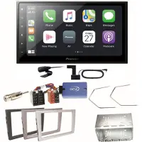 Pioneer SPH-DA250DAB Bluetooth Einbauset für Opel Omega B Meriva A Agila Vivaro