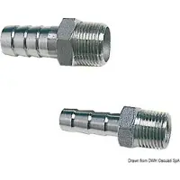 Osculati Schlauchadapter männlich 1"x30" Edelstahl | 17.306.07