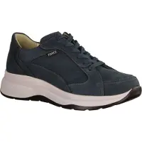 Finn Comfort Piccadilly Damenschnürer, Petrol, Leder, NEU - Damenschuhe Bequeme Schnürschuhe, Blau, leder (oilbuk)