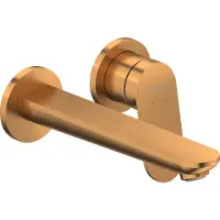 Duravit Fertigmontageset Wave UP-Waschtisch-Einhebelmischer, Ausl. 202mm, Bronze gebürstet