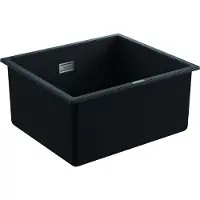 GROHE Kompositspüle K700 50-C 45,7/40,6 1.0, 457 x 406 mm granit schwarz