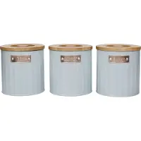 Kitchencraft Vorratskanister, 3er-Set, 1 L, hellblau -