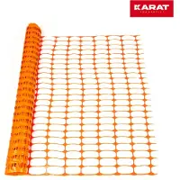 Floordirekt Absperrzaun Chester Maschenweite: 10x4 cm Höhe: 100 cm Länge: 30 m Orange