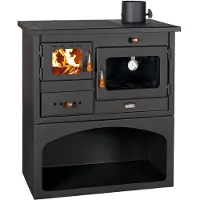Prity Küchenofen Holzherd 1P34 Rauchrohr rechts – 10kW + BIMSCHV II