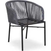 SANSIBAR Living Gartenstuhl SANSIBAR KOPENHAGEN BHT 59x75x64.50 cm grau Stapelstuhl