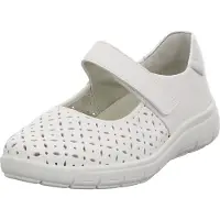 Semler Damen Slipper 33226-4, 33226-4.5, 33226-6, 33226-6.5, 33226-7, 33226-7.5 SEM-G5075208 weiss/silber 6.5