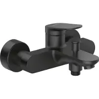 Duravit Wave eengreeps Badmengkraan opbouw Zwart Mat