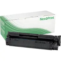 NexoPrint Toner kompatibel zu HP Q2612A 12A schwarz LaserJet 1018 1015 1012 1010 Canon i-SENSYS LBP-3000
