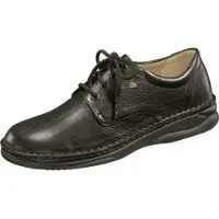 Finn Comfort , Metz, Herren, Schnürer, Schwarz, Leder, NEU - Herrenschuhe Bequemschuhe, Schwarz, leder (caratrangun)