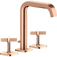 Hansgrohe 3-Loch-Waschtischarmatur 170 Axor Citterio E A 165mm, m ZugstAblGar, Ros, pol. r gol