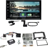 Kenwood DMX7722DABS Android Auto Einbauset für Mercedes Sprinter W906 Crafter